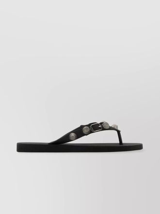 Balenciaga studded thong sandals