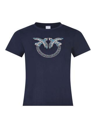 【関税&送料込】Pinko T-shirts and Polos Black Pinko T-shirt for Women SS25 | GIGLIO.COM