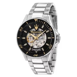 Maserati Sfida Automatic Skeleton Dial Mens Watch R8823140008-T