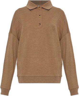 Max Mara Polo de Lana de Alpaca - Knitwear - Mujer - Marr&oacute;n - XS