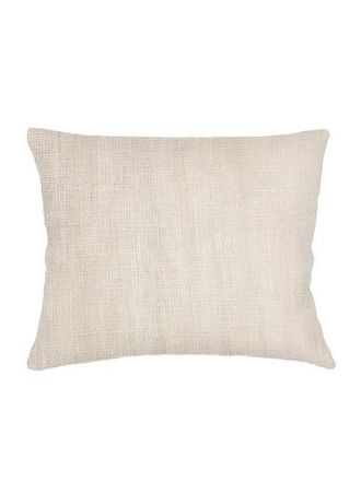 Anaya with Love So Soft Linen Luxe Blue Dutch Euro Pillow with Down Alternative Insert in Natural Beige at Nordstrom, Size 28X36