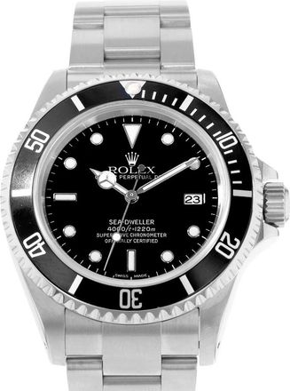 Rolex Pre-owned Rolex Sea-Dweller 4000 Automatic Black Dial Mens Watch 16600 BKSO