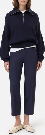 Closed Sarandon Straight-Leg Pants In New Navy