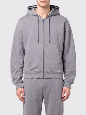 Dolce & Gabbana Felpa con cappuccio e zip in cotone con tasca a marsupio