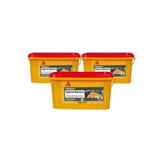 Sika Sika - Juego De 3 Revestimientos Acr&iacute;licos Impermeables Floor Special Balcony - Gris - 5kg