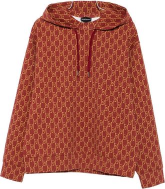 Emporio Armani bedrukte katoenen hoodie