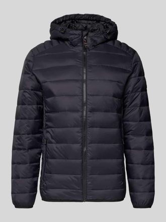 Jack & Jones Jack & Jones Steppjacke mit Reißverschlusstaschen Modell BRADLEY in BLACK, Größe XXL