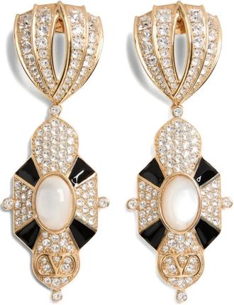 Valentino Garavani Orecchini Pas Plus con cristalli - Oro