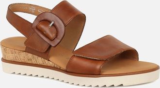 Gabor Womens Reeth Womens Sandal - Brown - Size: 3.5