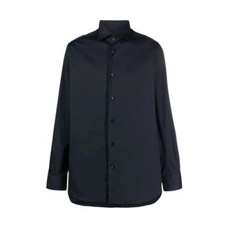 Barba Camicia Classica Modello I - - Shirts - Uomo - Blu - S