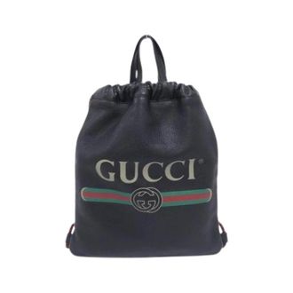 Gucci Pre-owned Backpack - unisex - Gucci Vintage - Vintage Backpacks - Black - ONE SIZE - Pre-owned