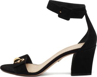 Dior Sandali in pelle scamosciata con fibbia 75mm - Nero