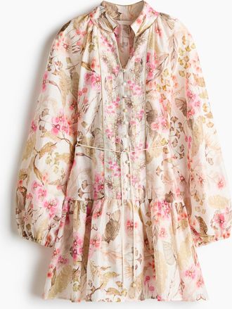 H&M Kurzes Tunikakleid - White