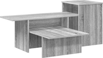 vidaXL Mesa Consola Gris Sonoma 91,5 X 35 X 38,5 Cm Vidaxl