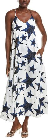 Nicole Miller Palma Satin Maxi Dress