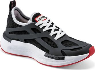 Hunter Tulip Sneaker in Black/Black/Black/White at Nordstrom Rack, Size 9.5