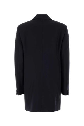 Jil Sander Womens Midnight Blue Wool Blend Blazer Darkblue Giacche E Gilet Jacket