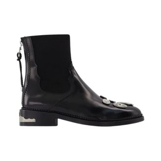 Toga Archives Aj990 Ankle Boots - Toga Pulla - Black - Leather