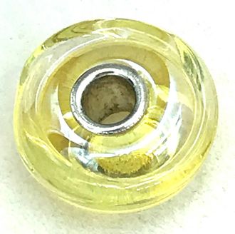 Trollbeads Womens Honey Dawn Glass Bead Charm In Yellow