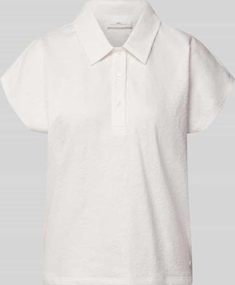 Fynch-Hatton Fynch-Hatton Regular Fit Poloshirt mit Strukturmuster Modell FLOAT in Ecru, Gr&ouml;&szlig;e XXL