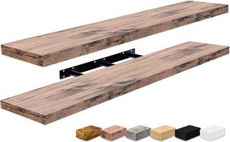 Sorbus Set Of 2 Extra-Large Floating Shelves