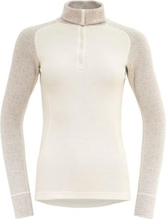 Devold Duo Active Woman Zip Neck Merinounterw&auml;sche f&uuml;r Damen | wei&szlig;