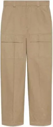 Gucci Cotton Wide Leg Cargo Pant Light Brown 762309-ZAPRO-9569