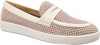 Softwaves Womens Raina Perforated Loafer In Rose