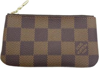 Louis Vuitton Pre-owned Wallets, female, Brown, Size: ONE SIZE Pre-owned Canvas Wallet