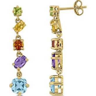 Delmar Mixed Cut Semiprecious Stone Earrings in Multi at Nordstrom Rack