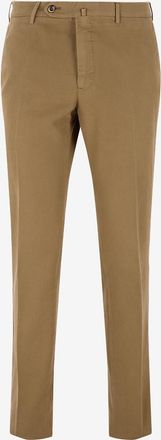 Pantaloni Torino Gerade Hose aus Leinenstoff mit G&uuml;rtelschlaufen