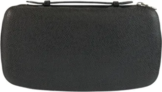 Louis Vuitton Black Taiga Leather Wallet (Bi-Fold) (Pre-Owned)