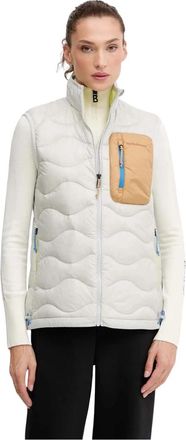 Peak Performance Helium Utility Down Vest - Dames - Bodywarmers - Beige - L - Leer - Fitness