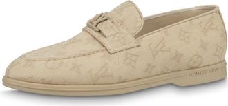 Louis Vuitton Estate Loafers Shoes Beige Monogram 1ABFOE