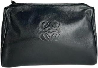 Loewe Pre-owned Clutches, female, Black, Size: ONE SIZE Pre-owned Vintage Clutch