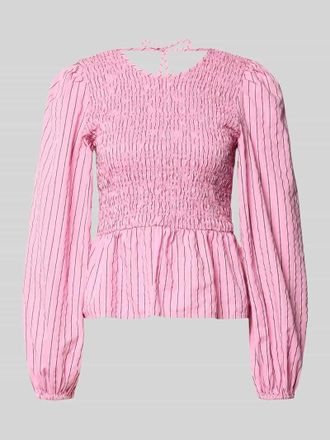 Marc O'Polo Denim Marc OPolo Denim Slim Fit Bluse aus Baumwoll-Mix in Pink, Gr&ouml;&szlig;e XL
