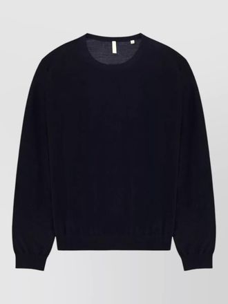Sunflower wool knit crewneck sweatshirt long sleeves