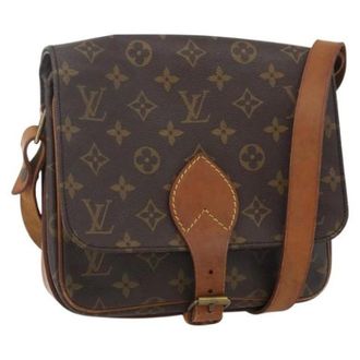 Louis Vuitton Pre-owned Cross Body Bags, female, Brown, Size: ONE SIZE Pre-owned Vintage Canvas Cross Body Bag