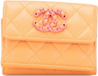 Chanel Matelasse Grained Calfskin Wallet (Tri-Fold) (Pre-Owned)