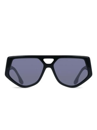 Victoria Beckham geometric-frame sunglasses - Black