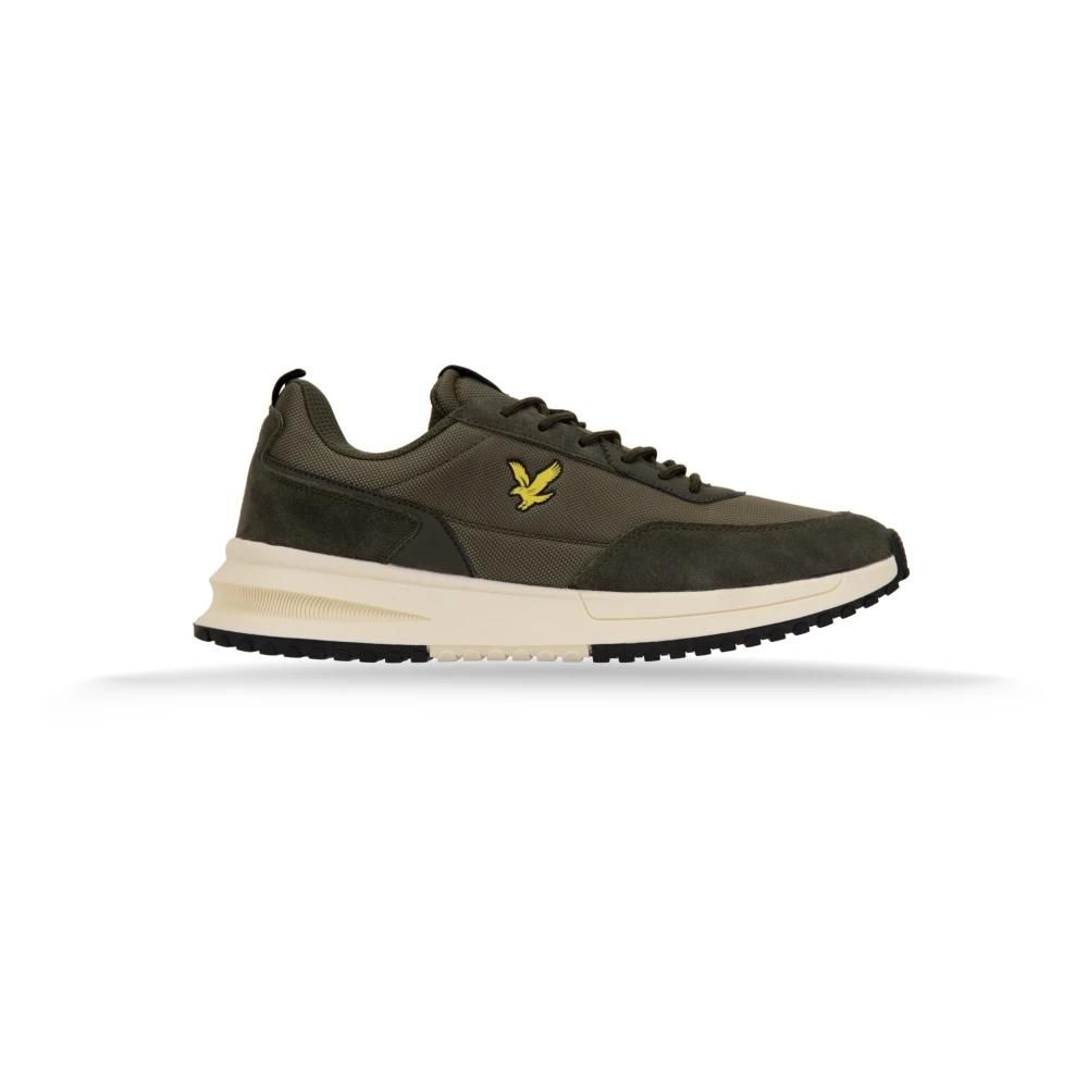 Sneakers in ecopelle e tessuto - LYLE&SCOTT - Ginevra calzature