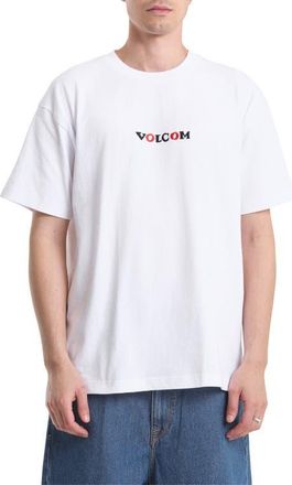 Volcom x Seth Conboy Embroidered Graphic T-Shirt in White at Nordstrom, Size X-Large