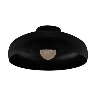 Eglo Mogano Vintage Ceiling Light - Black | TJ Hughes