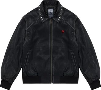 PROPAGANDA Capital Varsity Jacket - Jackets - Hombre - Negro - XL