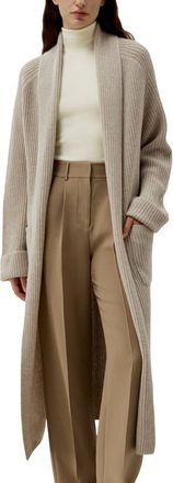 LilySilk X LYDIA MILLEN Evergreen Cardigan in Millet at Nordstrom, Size Medium