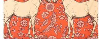 Thomas Paul Womens Equus Ditsy Floral Voile Shawl In Orange