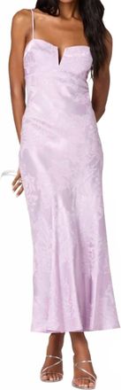 Astr Tyla Midi Dress In Lilac