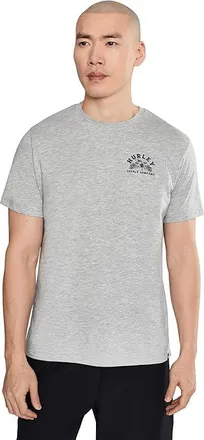 Hurley Birds Of Paradise Short Sleeve Mens T Shirt Dark Grey Heather : 2XL, Cotton