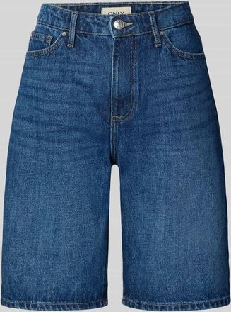 Only Regular Fit Jeansshorts mit weitem Bein Modell SONNY in Dunkelblau, Gr&ouml;&szlig;e L