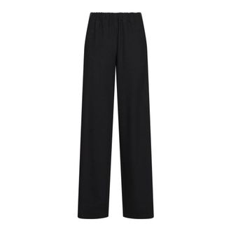 Blanca Vita Broeken, Dames, Zwart, 2Xs, Polyester, Wijde broek